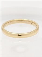 14K 2.4g 2.5mm Solid Yellow Gold Wedding Band Traditional Minimal Ring Size-6.5